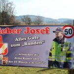 26.01.2025: Lieber Josef, wir gratulieren herzlich zum Runden